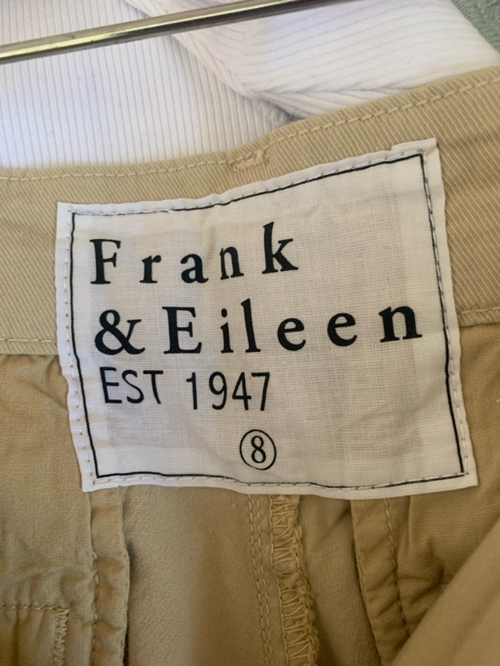 Frank & Eileen Westport Straight Khaki Pants  NWOT - Picture 2 of 3